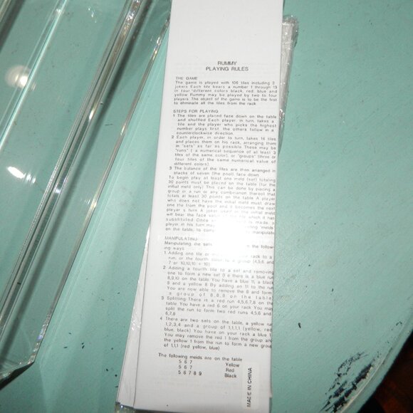 Mark & Graham Luxe Acrylic Rummy Game Set Tortoise Shell - Picture 5 of 6